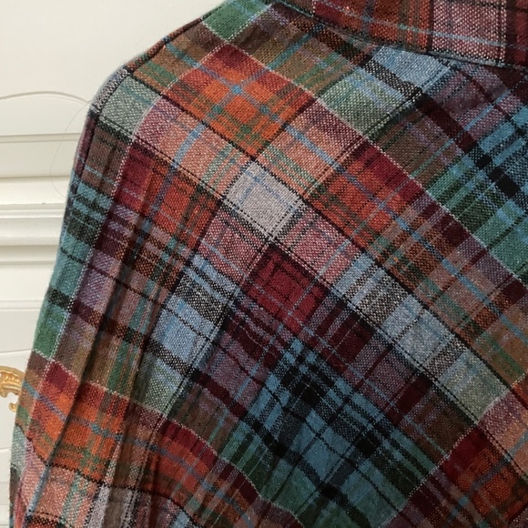 Sz S Vintage 70s Pleated Plaid Skirt - Picture 5 of 14